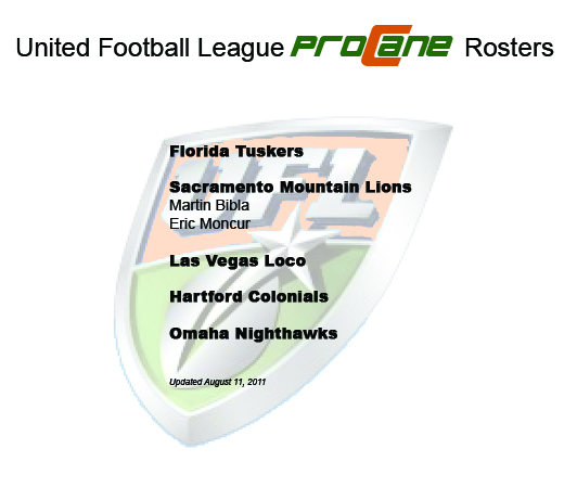 UFL Roster8.11.11