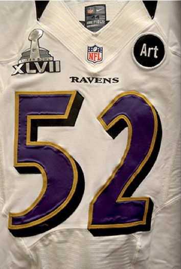 Sneak Peek PHOTO: Ray Lewis' Jersey With Super Bowl XLVII Patch